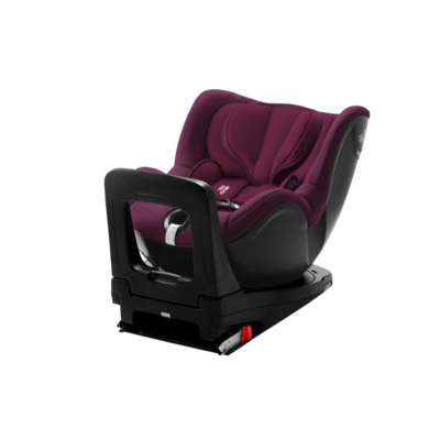 Scaun auto Dualfix I-size Burgundy Red, 0-4 ani, Britax Romer