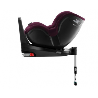 Scaun auto Dualfix I-size Burgundy Red, 0-4 ani, Britax Romer