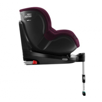 Scaun auto Dualfix I-size Burgundy Red, 0-4 ani, Britax Romer