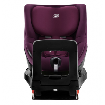 Scaun auto Dualfix I-size Burgundy Red, 0-4 ani, Britax Romer