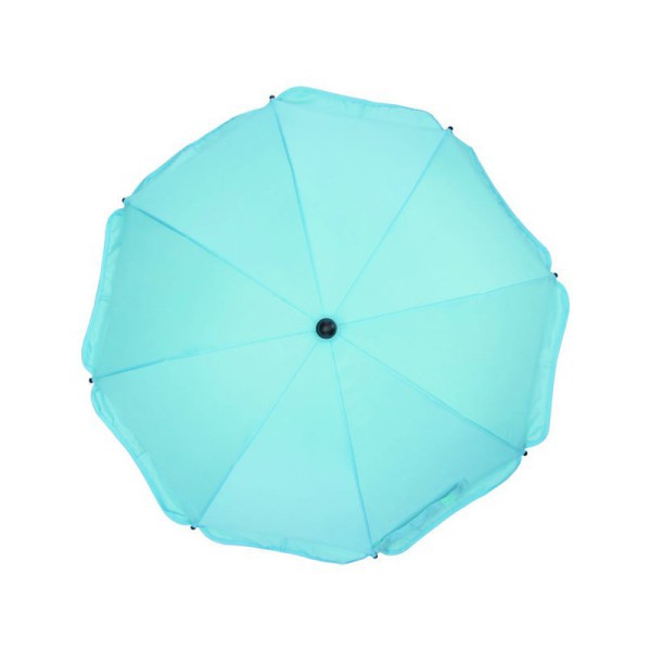 Umbrela standard pentru carucior albastru sidefat, 65cm UV 50+ Fillikid
