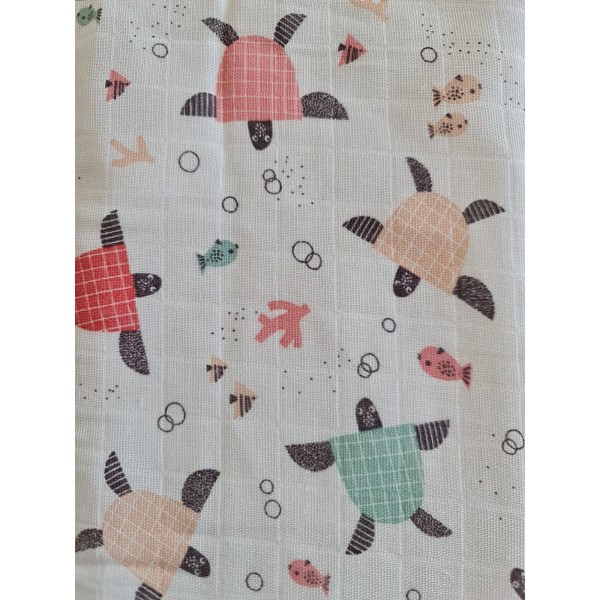 copy of Lavete din muselina 4 buc,  40x40 cm, broscute Kreis Design