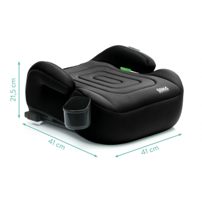 Inaltator auto Isofix Luxe Flip black grupa 2/3, 125-150cm Fililikd