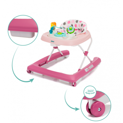 Premergator cu jucarie pink Fillikid