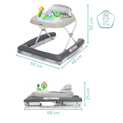 Premergator cu jucarie grey Fillikid