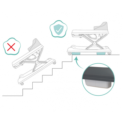 Premergator cu jucarie grey Fillikid