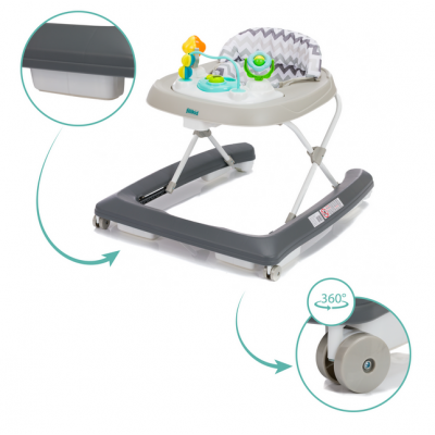 Premergator cu jucarie grey Fillikid