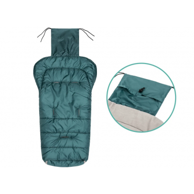 Sac iarna pentru carucior EcoBig emerald Fillikid