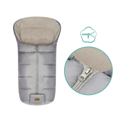 Sac iarna pentru carucior EcoBig silver Fillikid