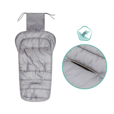 Sac iarna pentru carucior EcoBig silver Fillikid