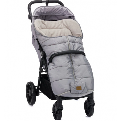 Sac iarna pentru carucior EcoBig silver Fillikid