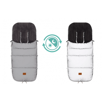 Sac iarna pentru carucior reflectorizant Kinley silver Fillikid