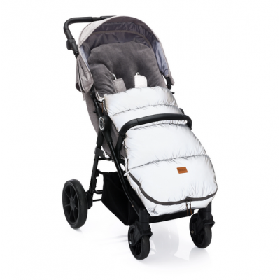Sac iarna pentru carucior reflectorizant Kinley silver Fillikid