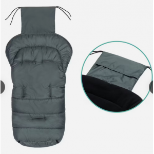 Sac iarna pentru carucior EcoBig dark grey Fillikid