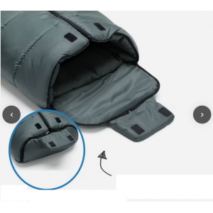 Sac iarna pentru carucior EcoBig dark grey Fillikid