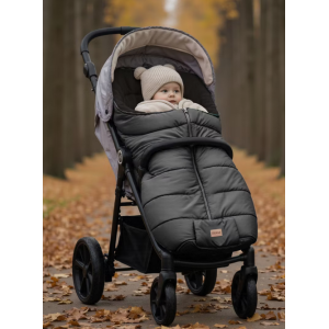 Sac iarna pentru carucior EcoBig dark grey Fillikid