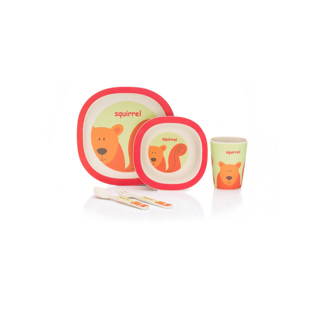 Set de masa 4 piese Bambus orange Fillikid