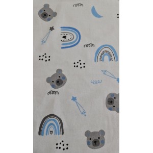 Scutec multifunctional finet 65x90 cm, blue Kreis
