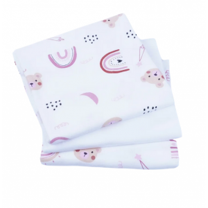 Scutece multifunctionale din finet 75x75 cm 3/set.,pink  Kreis