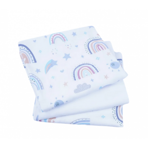 Scutece multifunctionale din finet 75x75 cm 3/set.,pink  Kreis