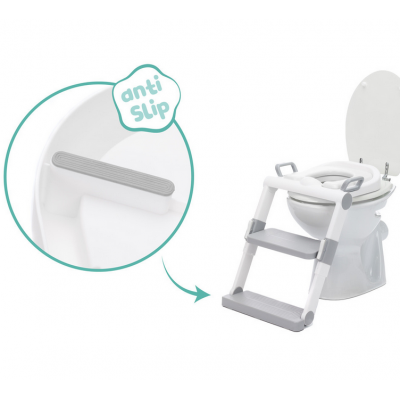 Scara cu reductor WC moale pliabila, 24 luni+, grey white  Fillikid