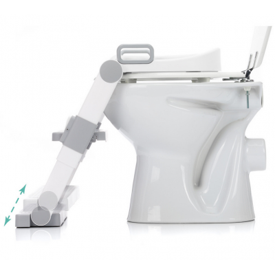 Scara cu reductor WC moale pliabila, 24 luni+, grey white  Fillikid