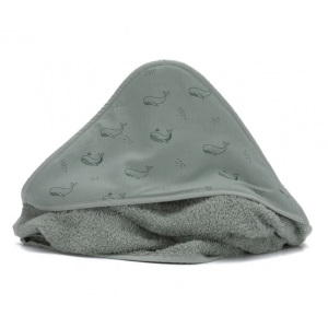 Prosop cu capison Whale green 75x75 cm. Fillikid
