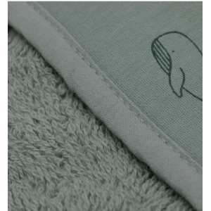 Prosop cu capison Whale green 75x75 cm. Fillikid