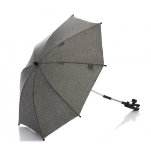 Umbrela melange darkgrey pentru carucior, 80 cm UV 50+ Fillikid