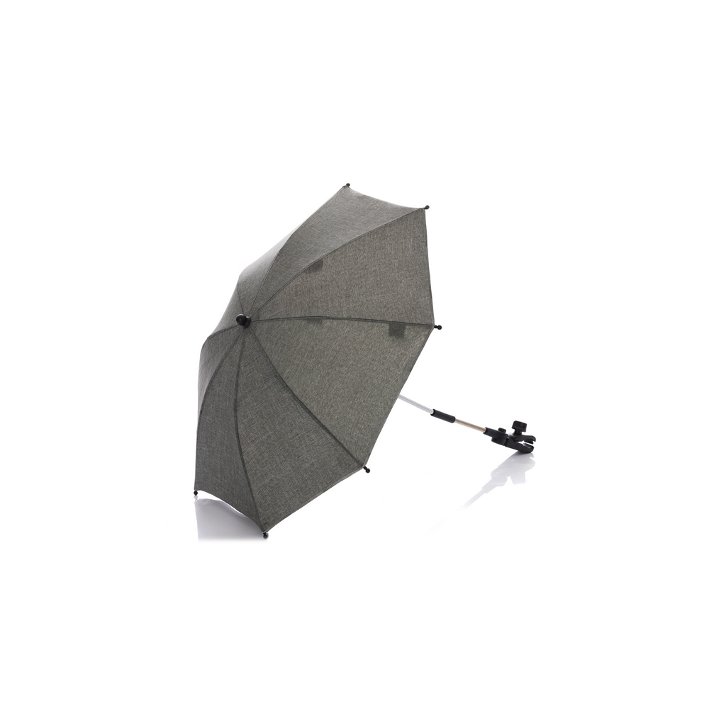 Umbrela melange darkgrey pentru carucior, 80 cm UV 50+ Fillikid