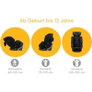 Scaun auto ONE 360° KLIMAX 40-150cm. Osann