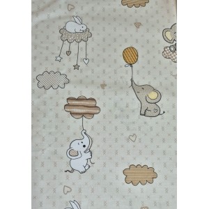 Saltea basic cu animalute 120/60/4 cm. , Kreis Design
