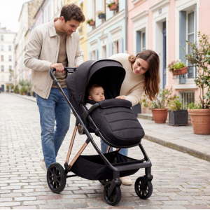 Carucior Fill Elix transformabil 2 in 1 black Fillikid