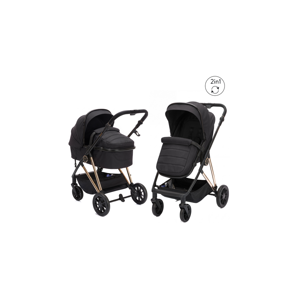 Carucior Fill Elix transformabil 2 in 1 black Fillikid