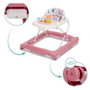 Premergator cu jucarie Emil pink Fillikid