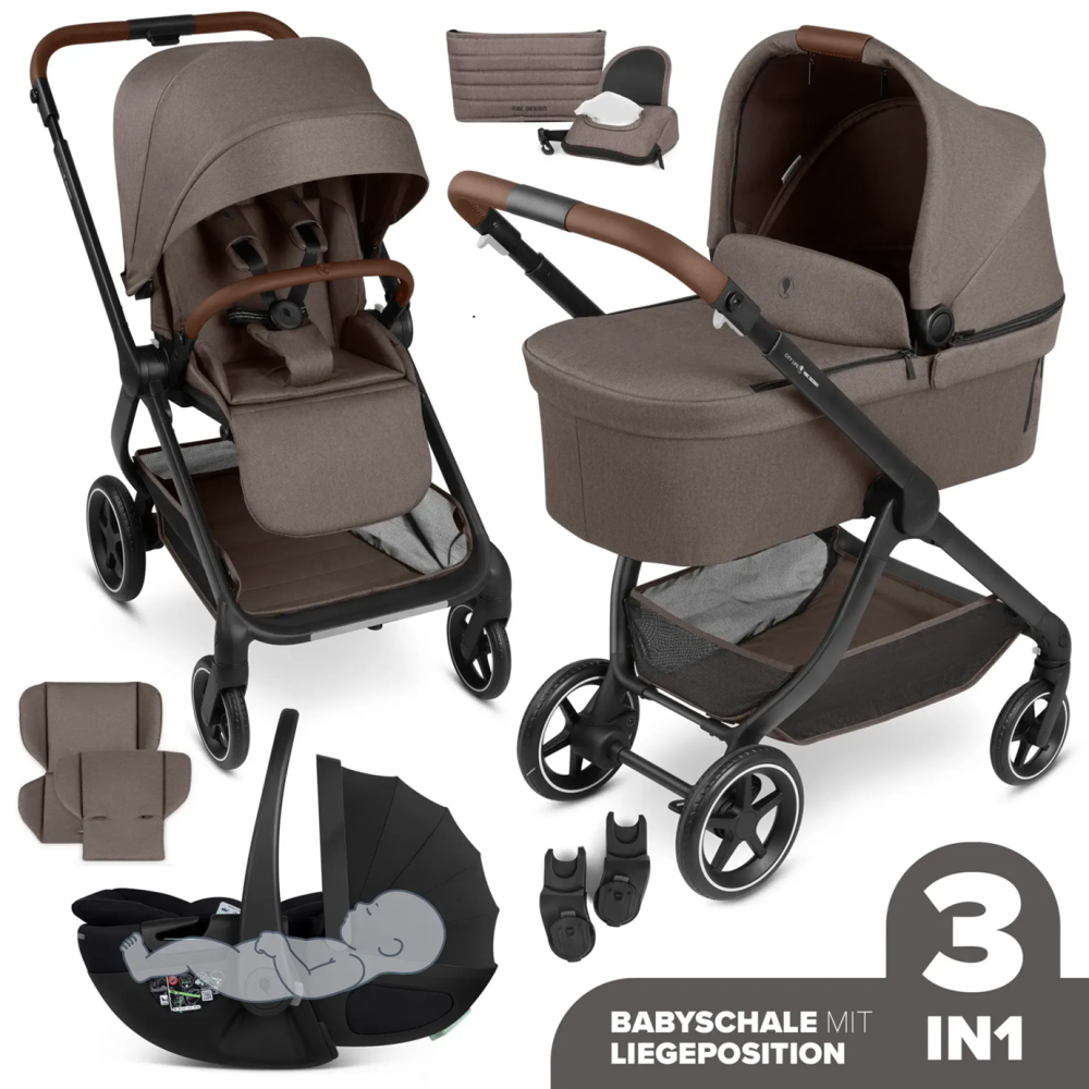 Carucior 3 in 1 City Life Nature ABC Design