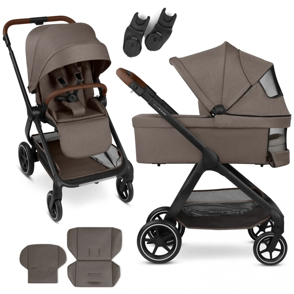 Carucior 2 in 1 City Life Natur ABC Design