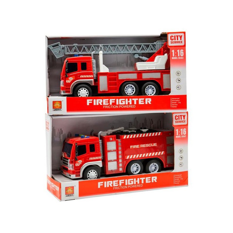 Link Other places in case Masina de pompieri cu sunete si lumini, Fire Rescue, 3ani+ Hausmann