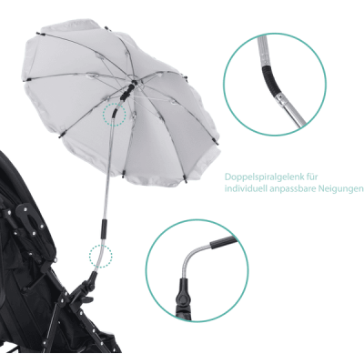 Umbrela standard pentru carucior Aqua, 65cm UV 50+ Fillikid
