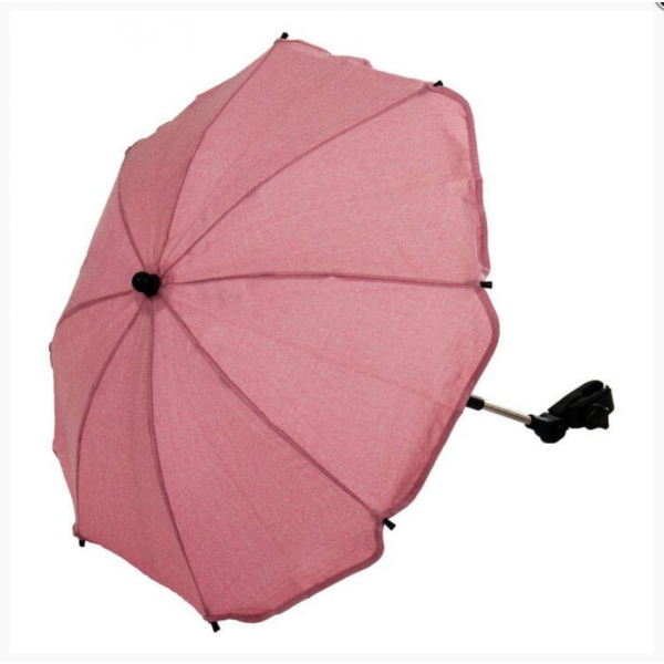 Umbrela melange rosa pentru carucior, 80 cm UV 50+ Fillikid