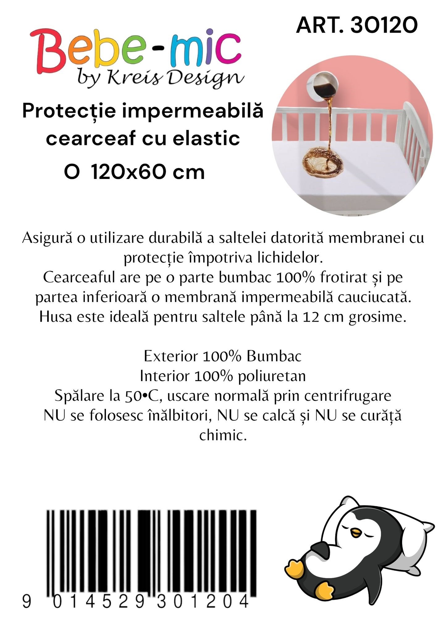 Protectie impermeabila pentru saltea